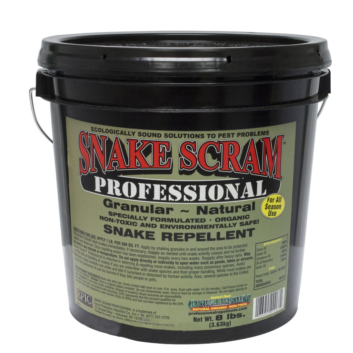 Snake Scram Professional pail (8 lbs)