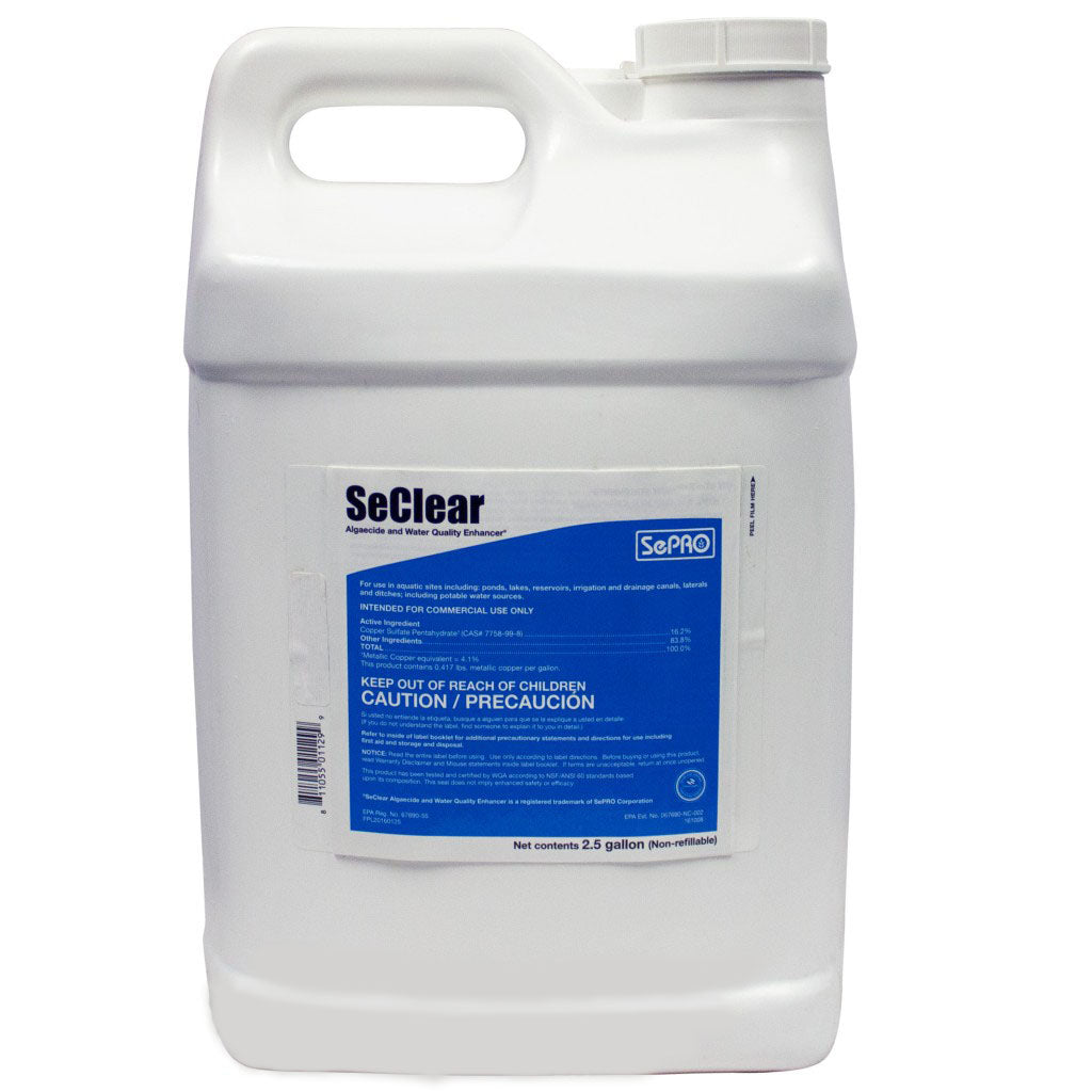 SeClear Algaecide jug (2.5 gallon)