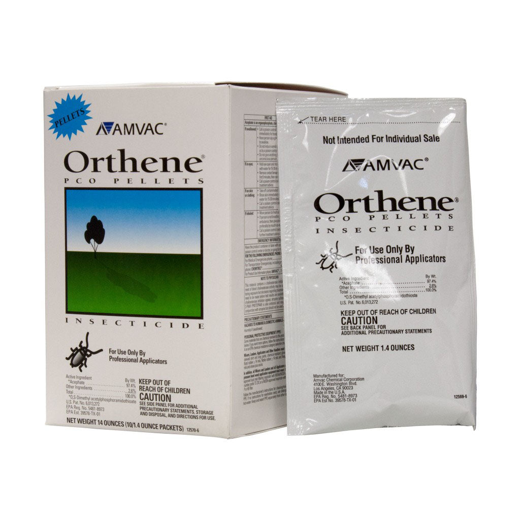 Orthene PCO Pellets box (10 x 1.4 oz packets)