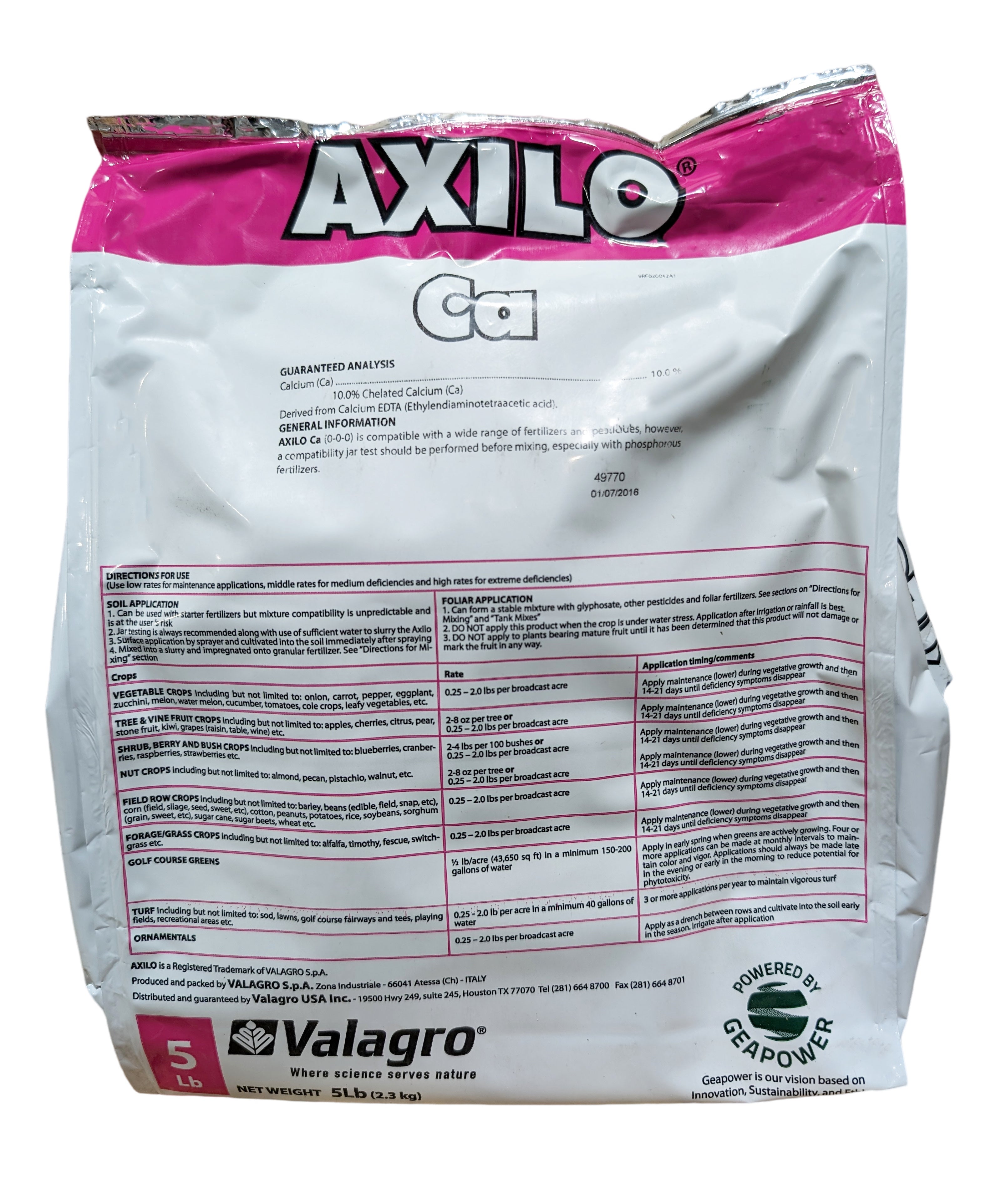 Axilo 10% Chelated Ca