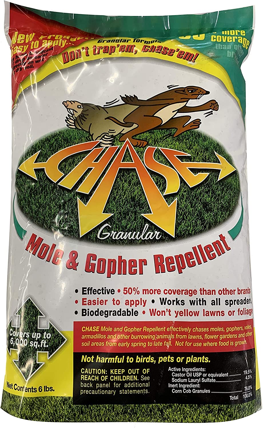 Chase Granular Mole and Gopher Repellent bag (6 lbs)