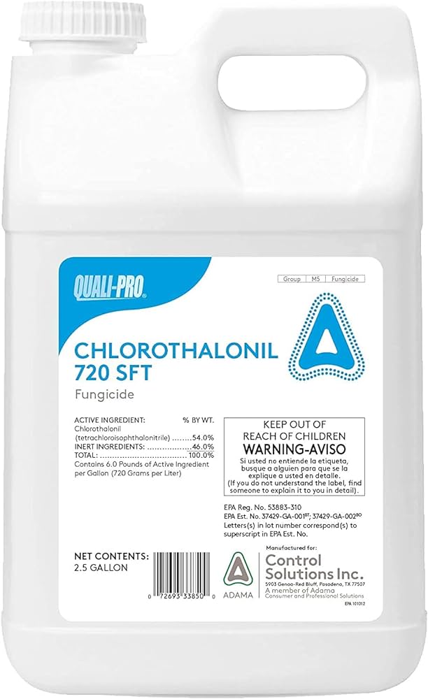 Chlorothalonil 720 SFT Fungicide jug (2.5 gal)