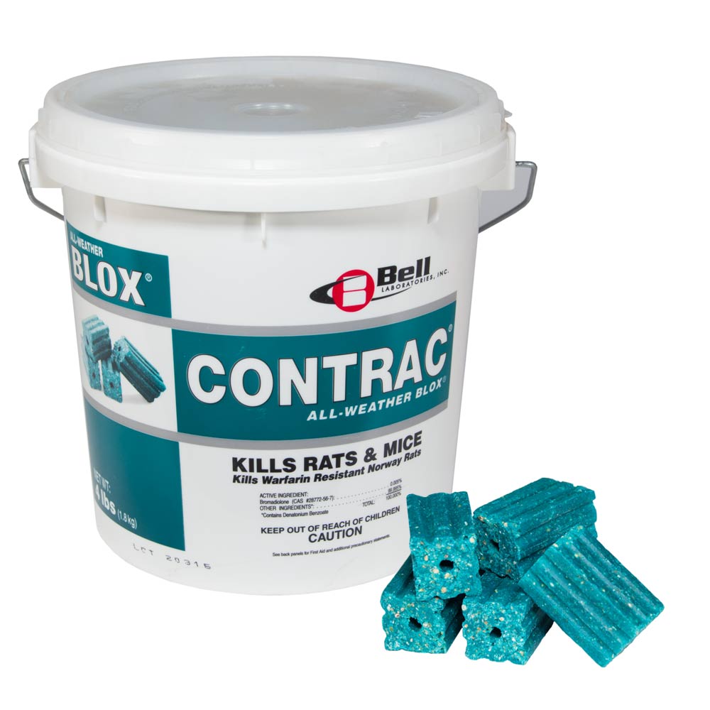 Contrac All-Weather Blox Rodenticide pail (4 lbs)