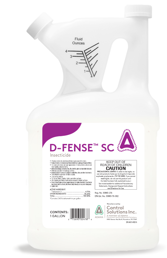 D-Fense SC Deltamethrin Insecticide-Gallon