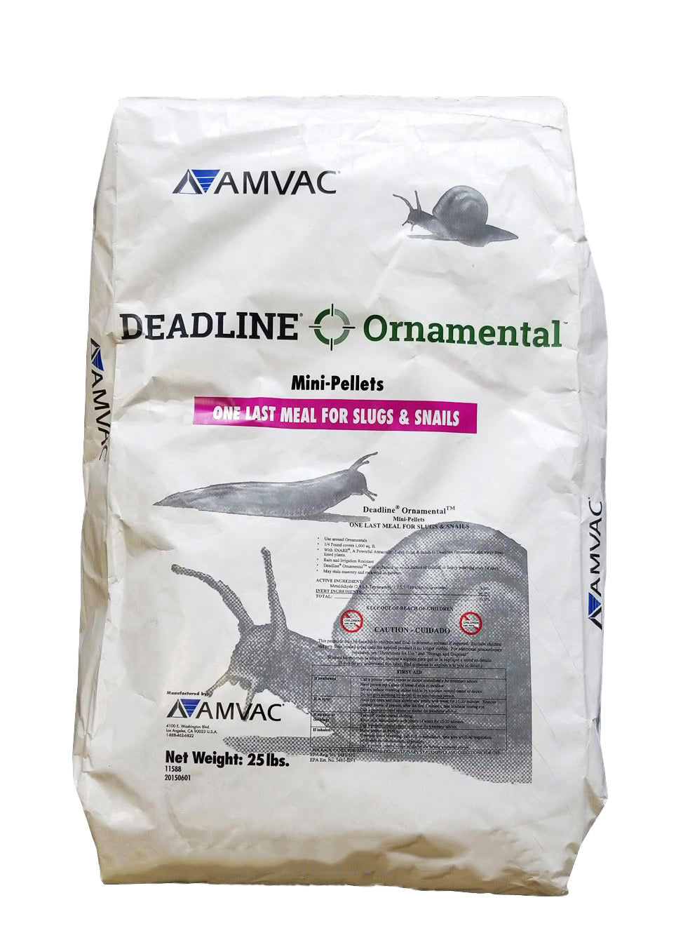 Deadline Ornamental Snail and Slug Bait bag (25 lbs)