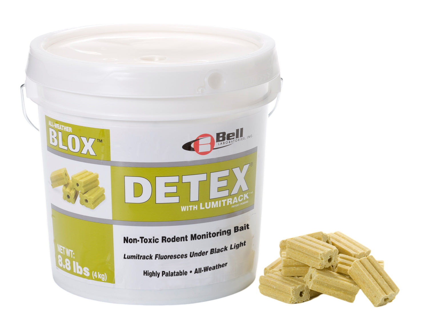 Detex All-Weather Blox with Lumitrack bucket (8.8 lbs)