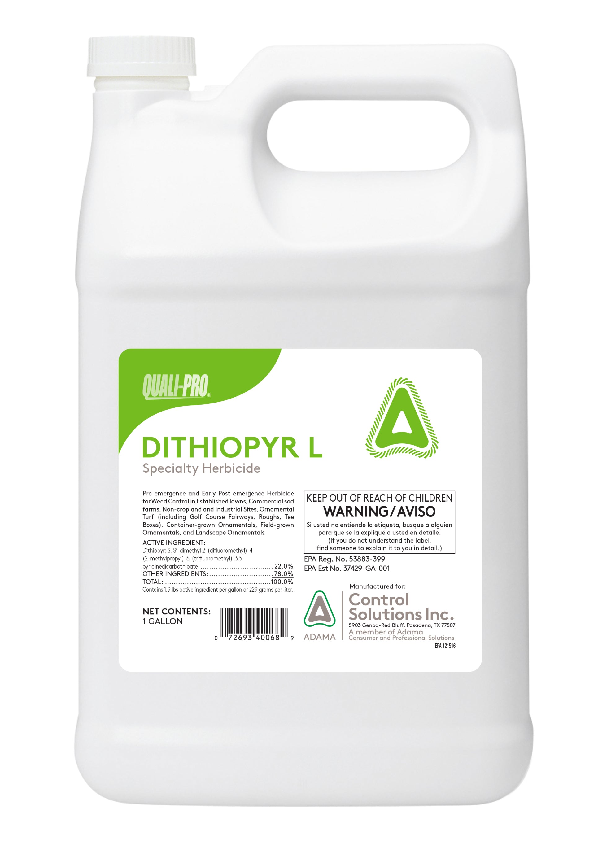 Dithiopyr 2EW Pre-Emergent Herbicide gallon (128 oz)