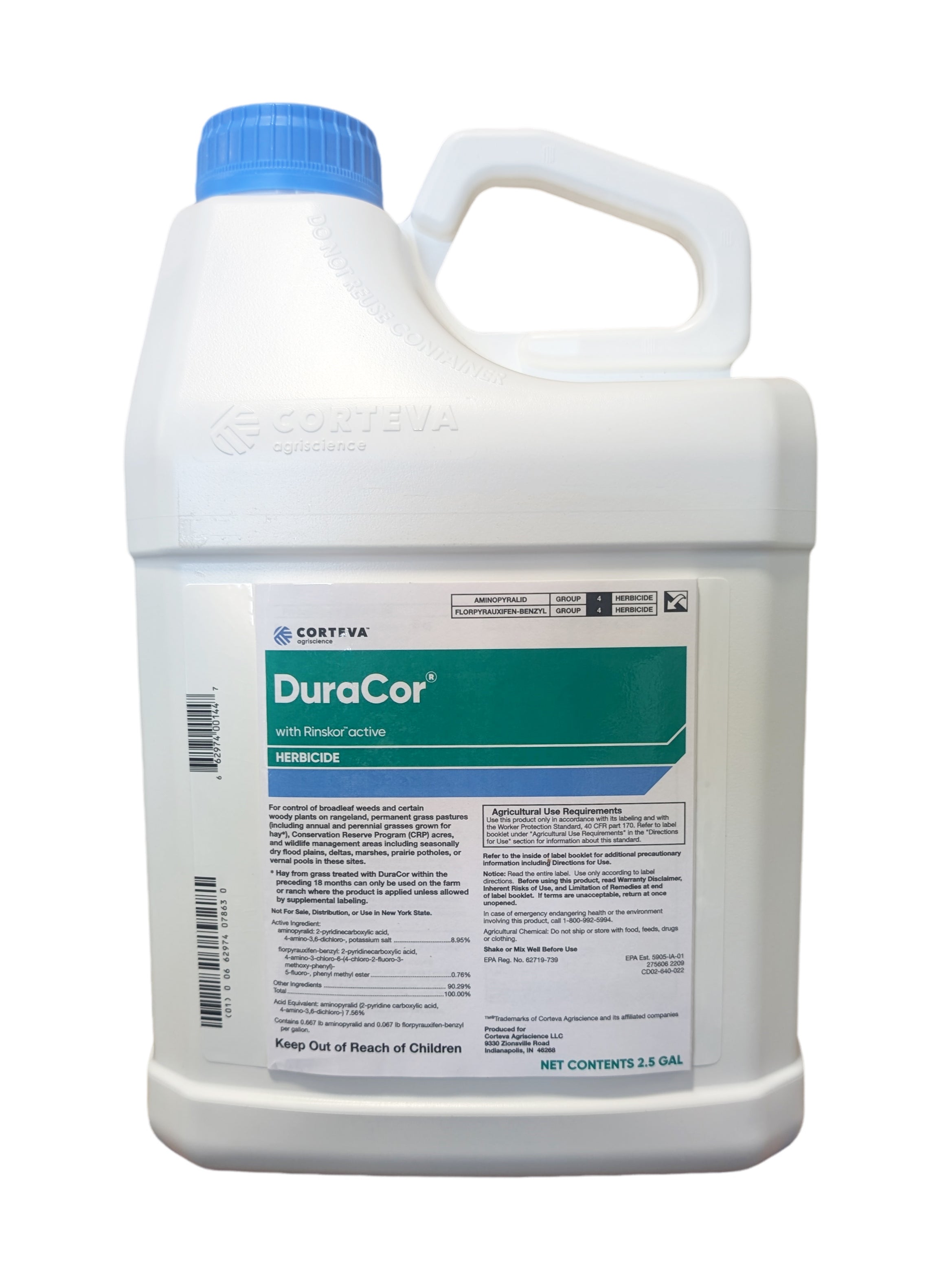 Duracor Herbicide jug (2.5 gal)