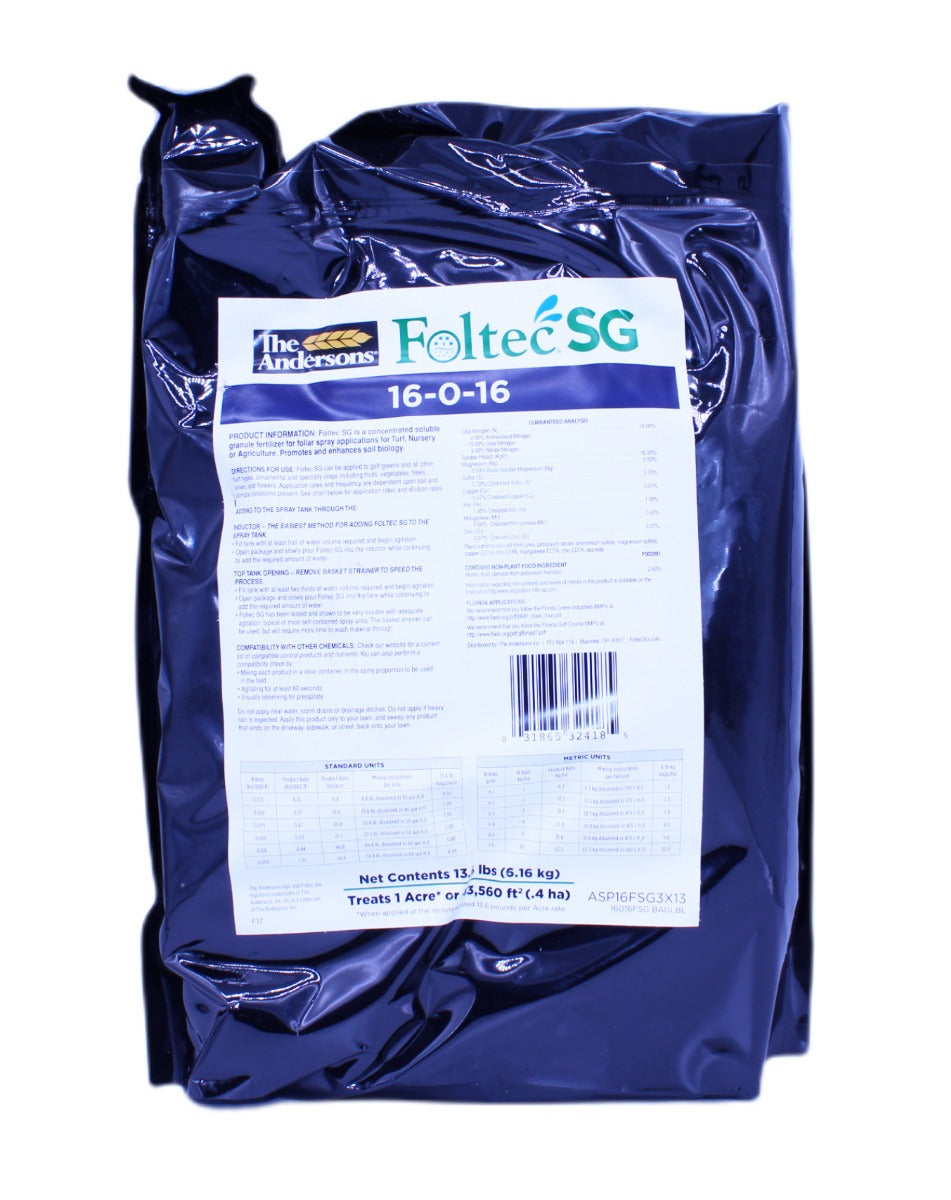 The Andersons Foltec SG 16-0-16 Soluble Fertilizer