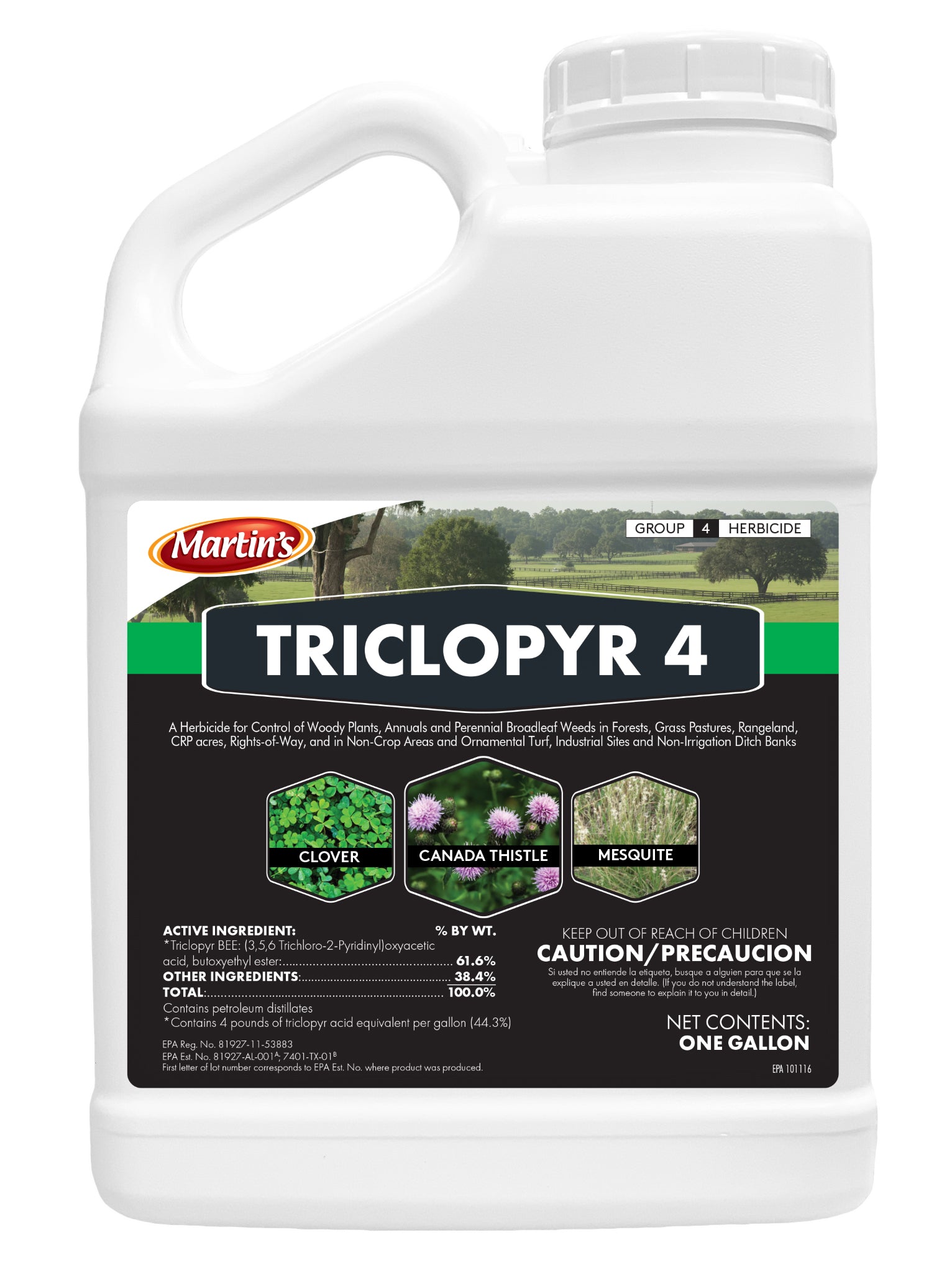 Martin's Triclopyr 4 gallon (128 oz)