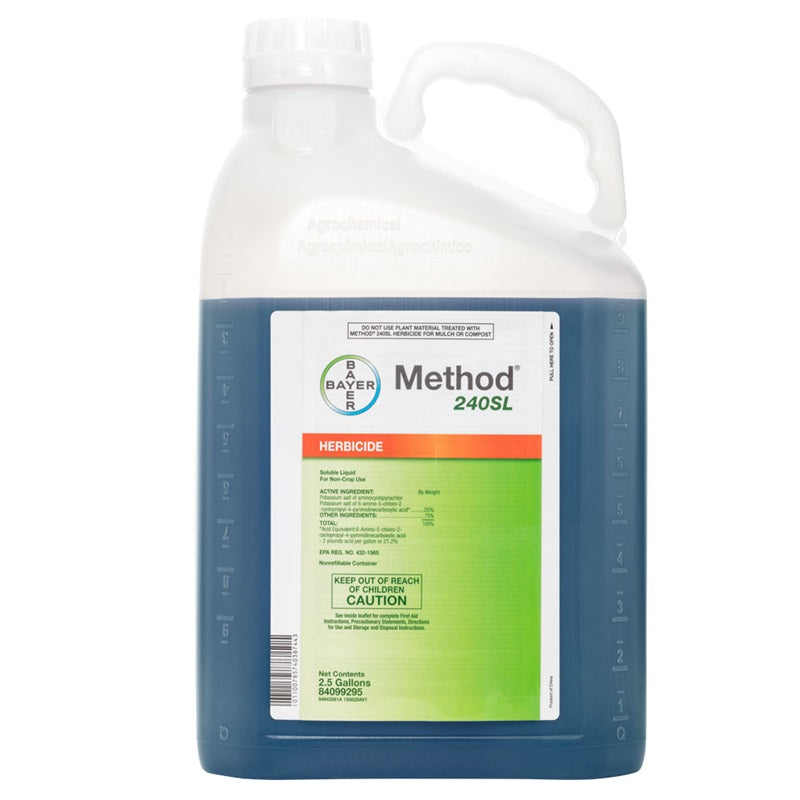 Method 240SL Herbicide jug (2.5 gal)