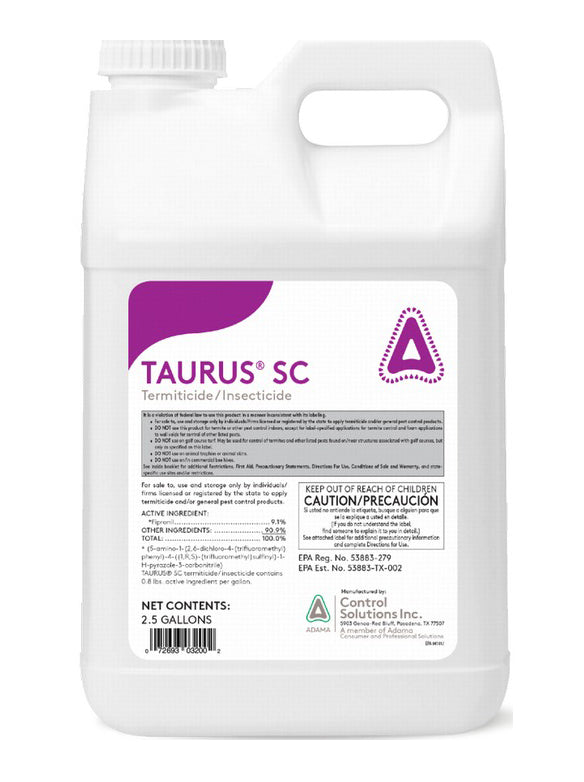 Taurus SC Insecticide jug (2.5 gal)