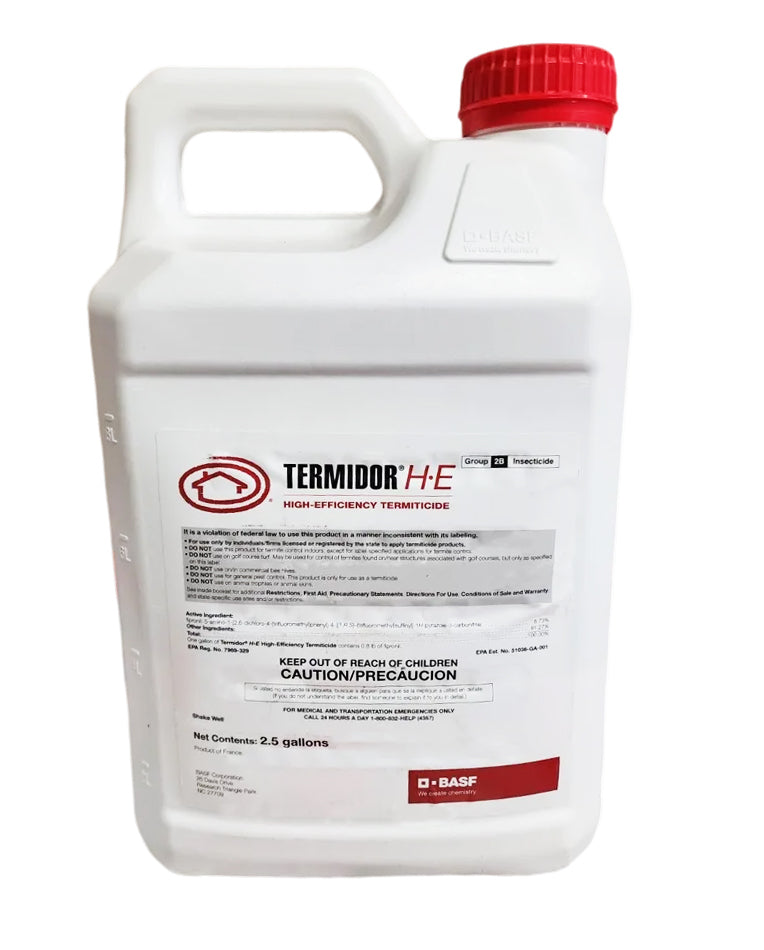 Termidor HE Termiticide jug (2.5 gal)