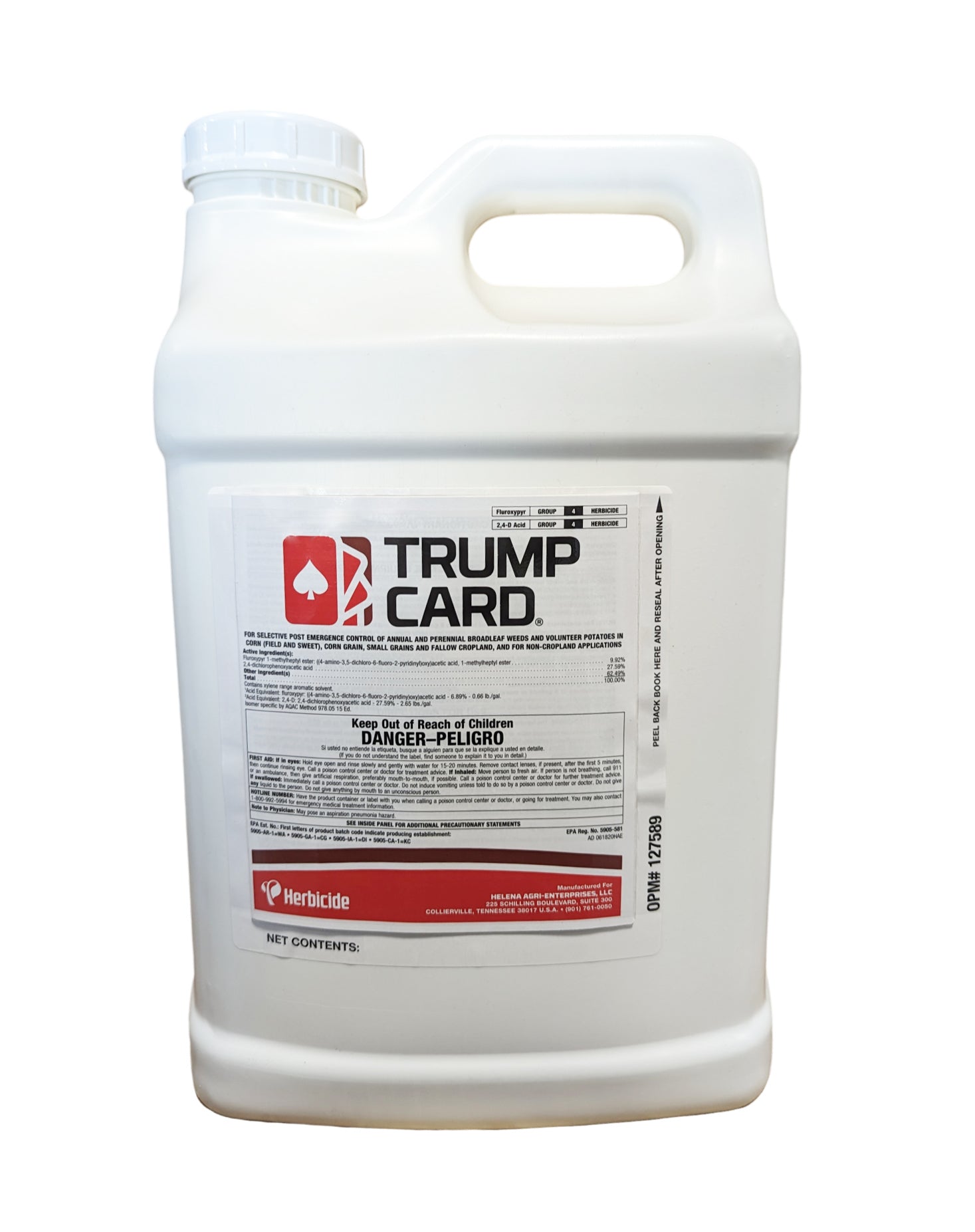 Trump Card Herbicide jug (2.5 gal)