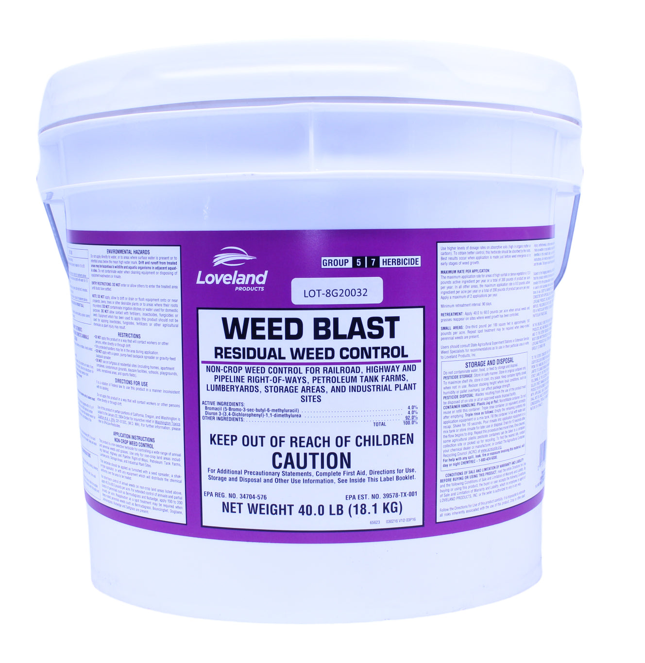 Weed Blast 8G Residual Granular Herbicide