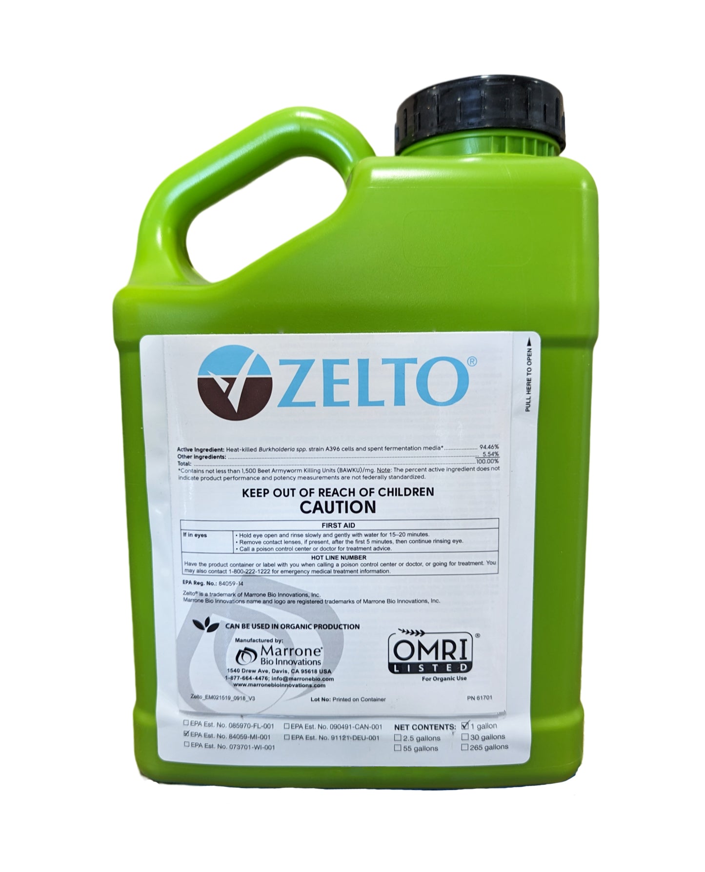 Zelto Biological Nematicide Insecticide gallon (128 oz)